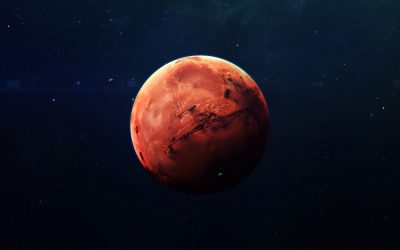 Marte e le sue rocce emerse